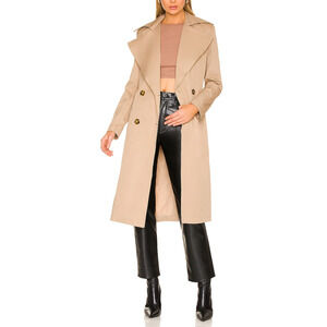 Bardot 'The Classic' Tan Trench Coat Double Breasted Size 4